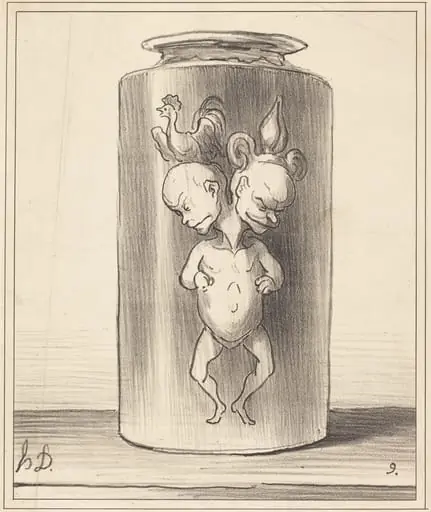 La fusion, by Honoré Daumier