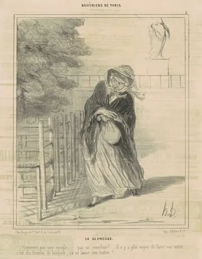 La Glaneuse, by Honoré Daumier