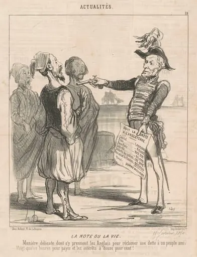 La note ou la vie, by Honoré Daumier