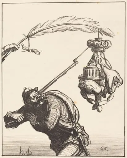 La paix a tout prix, by Honoré Daumier