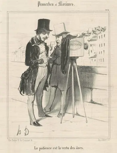 La patience est la vertu des ânes, by Honoré Daumier