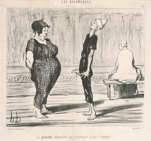 La planche démontree par le prècepte ..., by Honoré Daumier