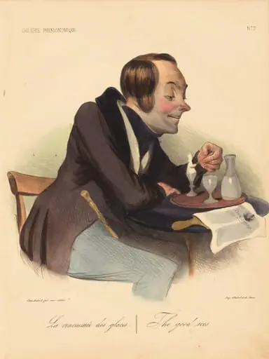 La renommée des glaces, by Honoré Daumier