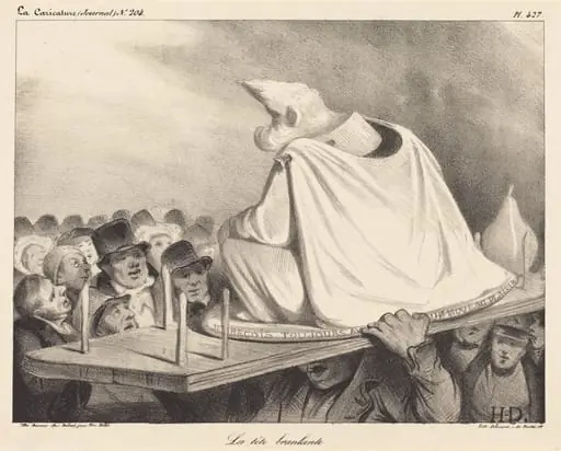 La tête branlante, by Honoré Daumier