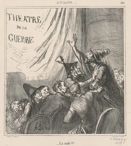 La toile!!!, by Honoré Daumier