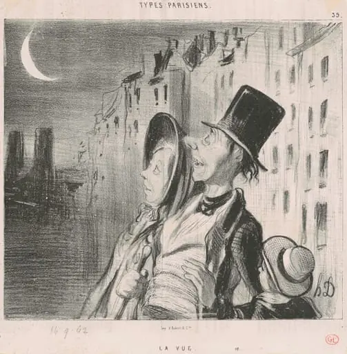 La Vue, by Honoré Daumier