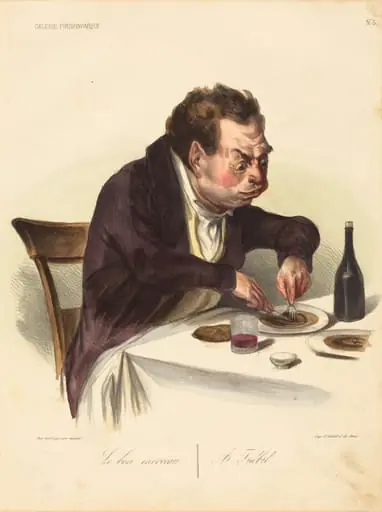 Le bon morceau, by Honoré Daumier