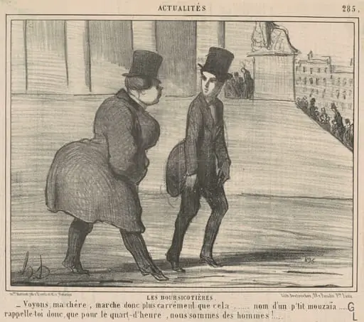 Le boursicotières ... Voyons, ma chère ..., by Honoré Daumier