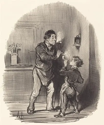 Le Chiffonnier philosophe, by Honoré Daumier