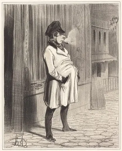 Le Claqueur, by Honoré Daumier