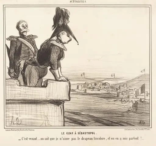 Le Czar a Sébastopol, by Honoré Daumier