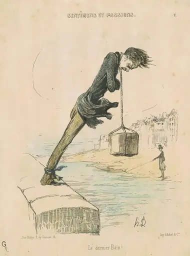 Le dernier bain!, by Honoré Daumier