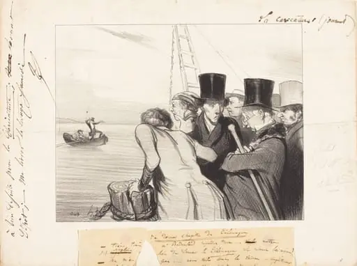 Le Dernier du Télémaque, by Honoré Daumier