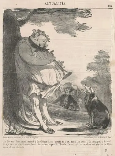 Le docteur Véron ... a Auteuil ..., by Honoré Daumier