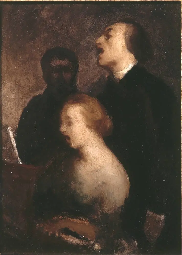 Le Duo, by Honoré Daumier