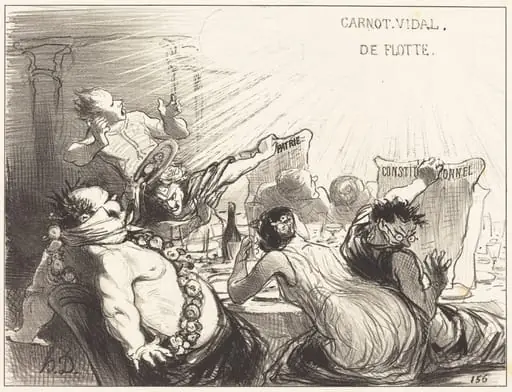 Le Festin de Baltazar-Véron, by Honoré Daumier