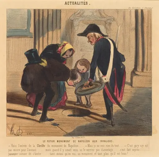 Le Futur monument de Napoléon aux Invalides, by Honoré Daumier