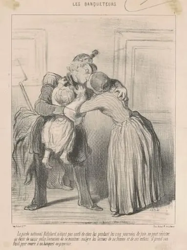 Le garde national Rifolard ..., by Honoré Daumier