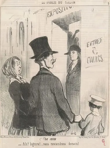Le jeudi, by Honoré Daumier