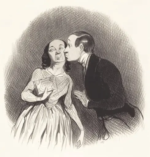 Le Jour de l'an, by Honoré Daumier