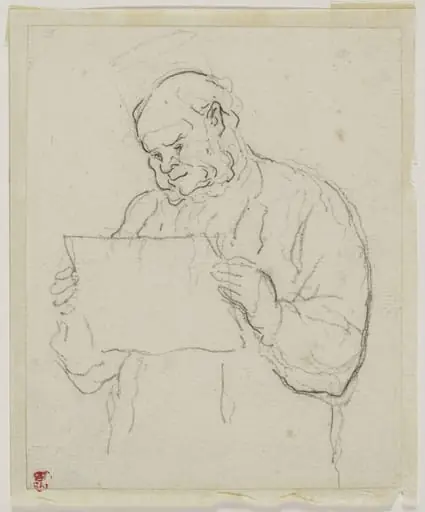 Le liseur, by Honoré Daumier