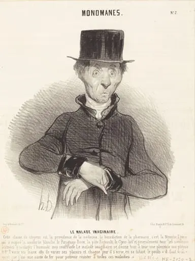 Le Malade imaginaire, by Honoré Daumier