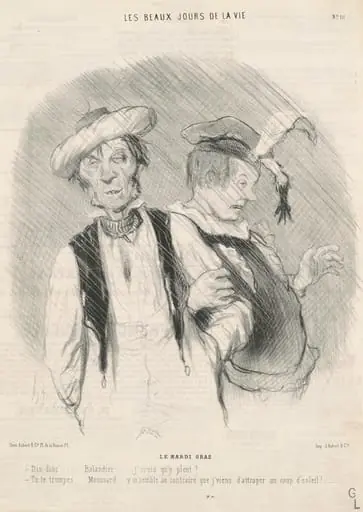 Le mardi gras, by Honoré Daumier