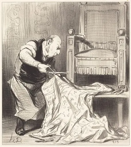 Le Nouveau tapissier de la couronne..., by Honoré Daumier