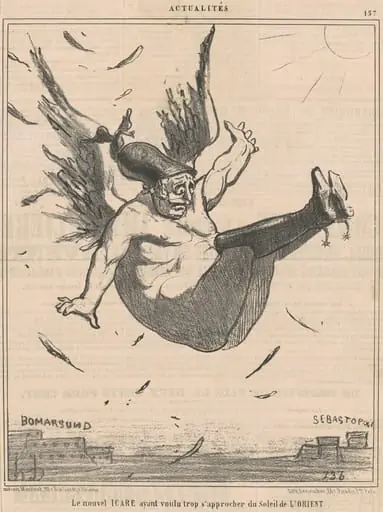 Le nouvel Icare ..., by Honoré Daumier