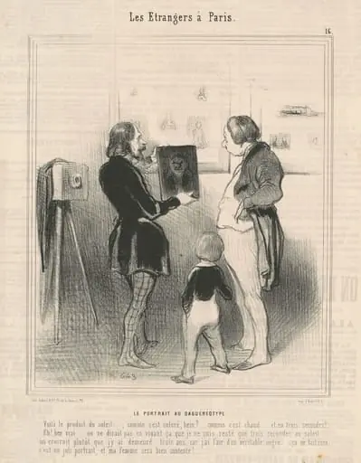 Le portrait au daguéréotype, by Honoré Daumier