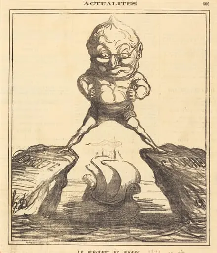 Le Président de Rhodes, by Honoré Daumier