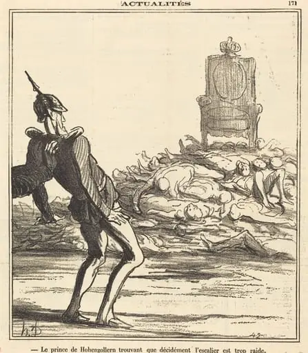 Le Prince de Hohenzollern..., by Honoré Daumier