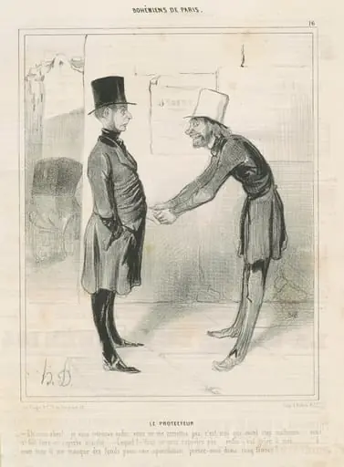 Le Protecteur, by Honoré Daumier