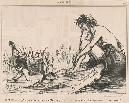 Le Pruth, by Honoré Daumier