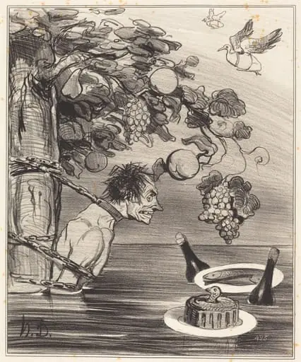 Le Supplice de Tantale, by Honoré Daumier
