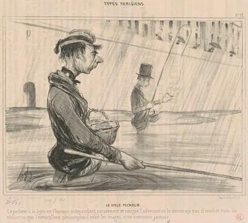 Le Vieux Pécheur, by Honoré Daumier