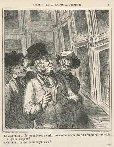 Le visiteur ..., by Honoré Daumier