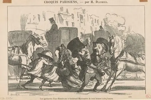 Les agréments d'une flanerie ..., by Honoré Daumier