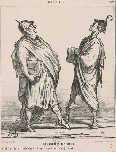 Les augures modernes ..., by Honoré Daumier