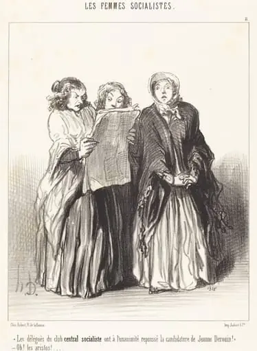 Les Délégués du club central socialiste ont repoussé..., by Honoré Daumier