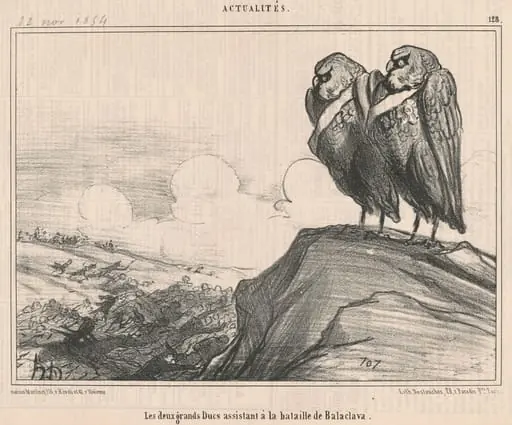Les deux grands ducs ..., by Honoré Daumier