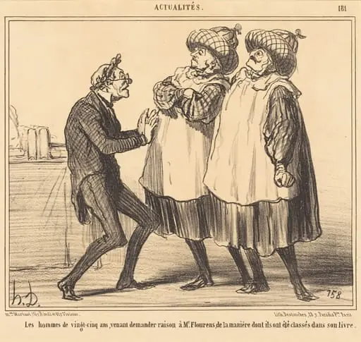 Les Hommes de vingt-cinq ans..., by Honoré Daumier