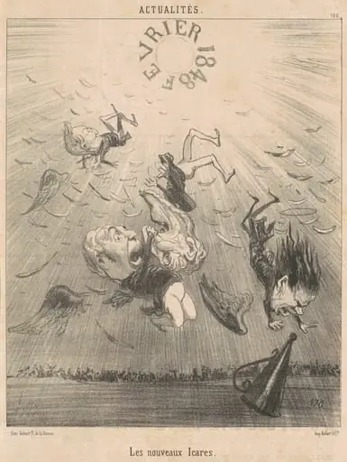 Les nouveaux Icares, by Honoré Daumier