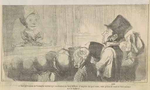 Les personnes de l'aimable société qui ..., by Honoré Daumier
