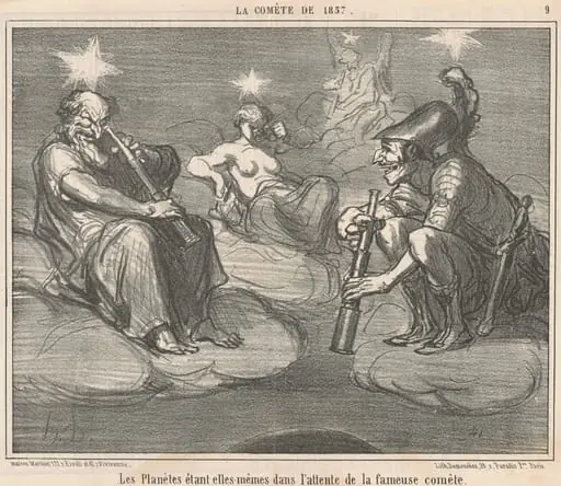 Les planetes étant elles-mêmes, by Honoré Daumier