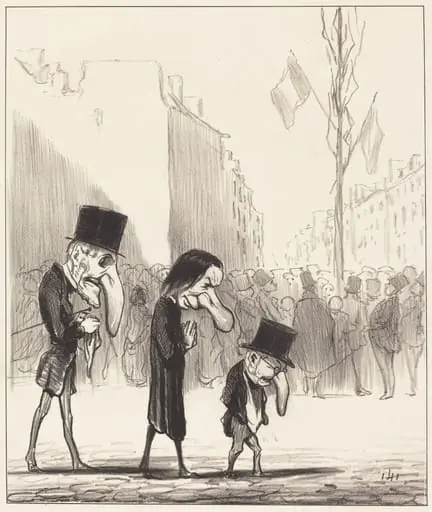 Les Trois petits saints, by Honoré Daumier
