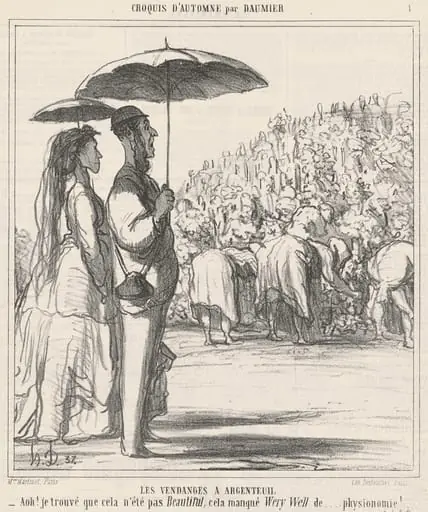Les vendanges a Argenteuil, by Honoré Daumier