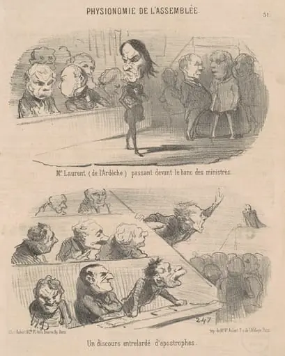 M. Laurent (de l'ardèche) Passant ..., by Honoré Daumier