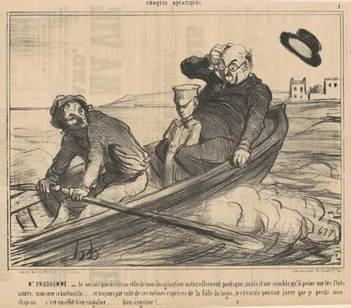M. Prud'homme ... Je ne sais pas si ..., by Honoré Daumier