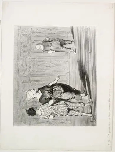 Madame Coquardeau still has a pretty figure after all!..., by Honoré Daumier